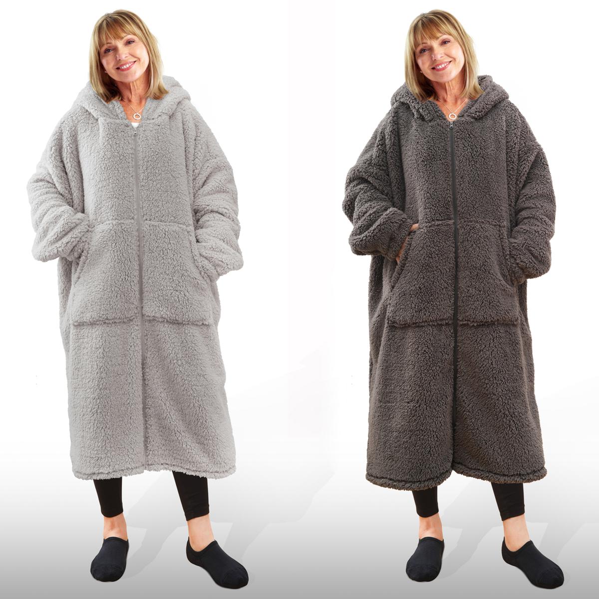 Warm & Cozy 2-pack Oversized Sherpa Hoodie