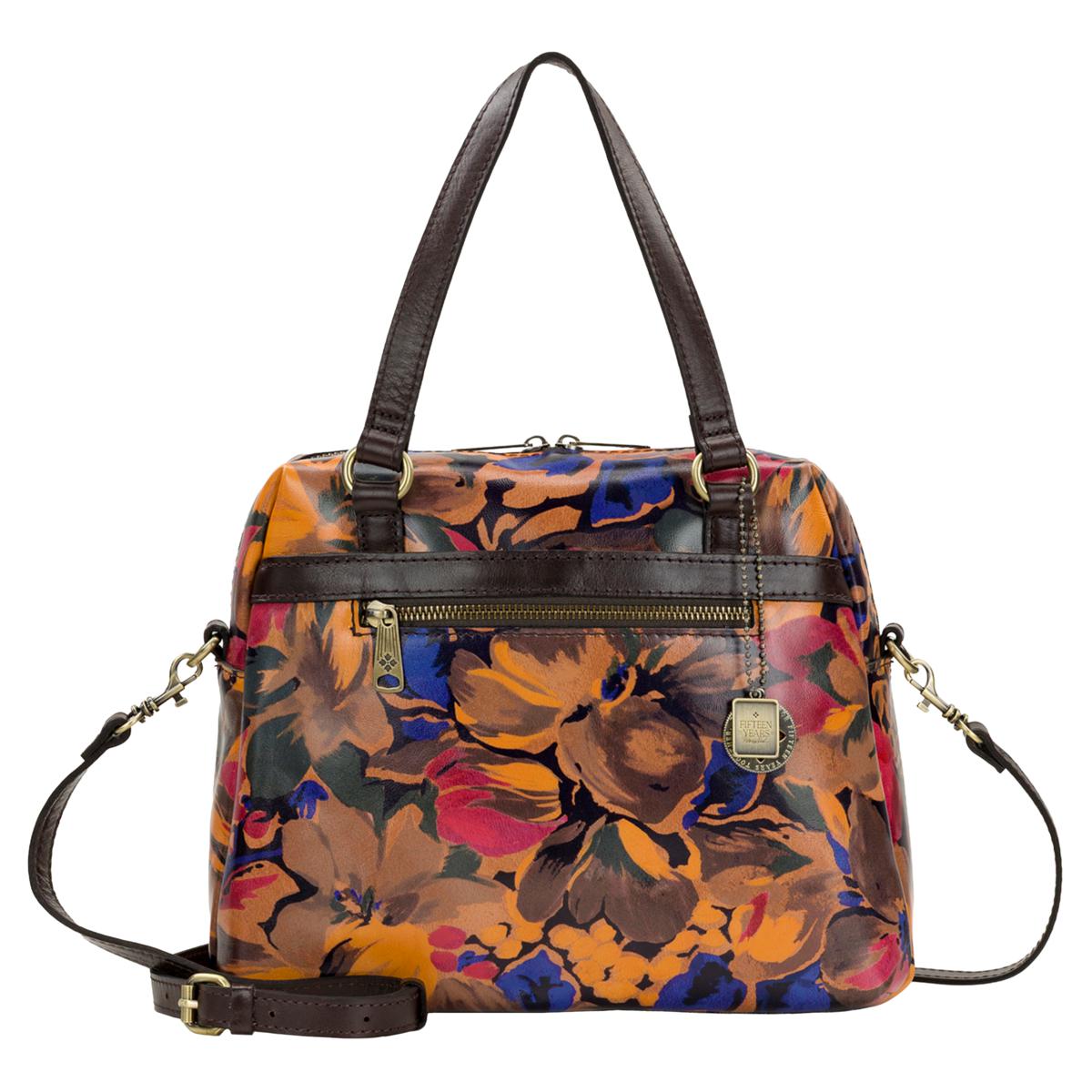 Patricia Nash Rosora Leather Satchel