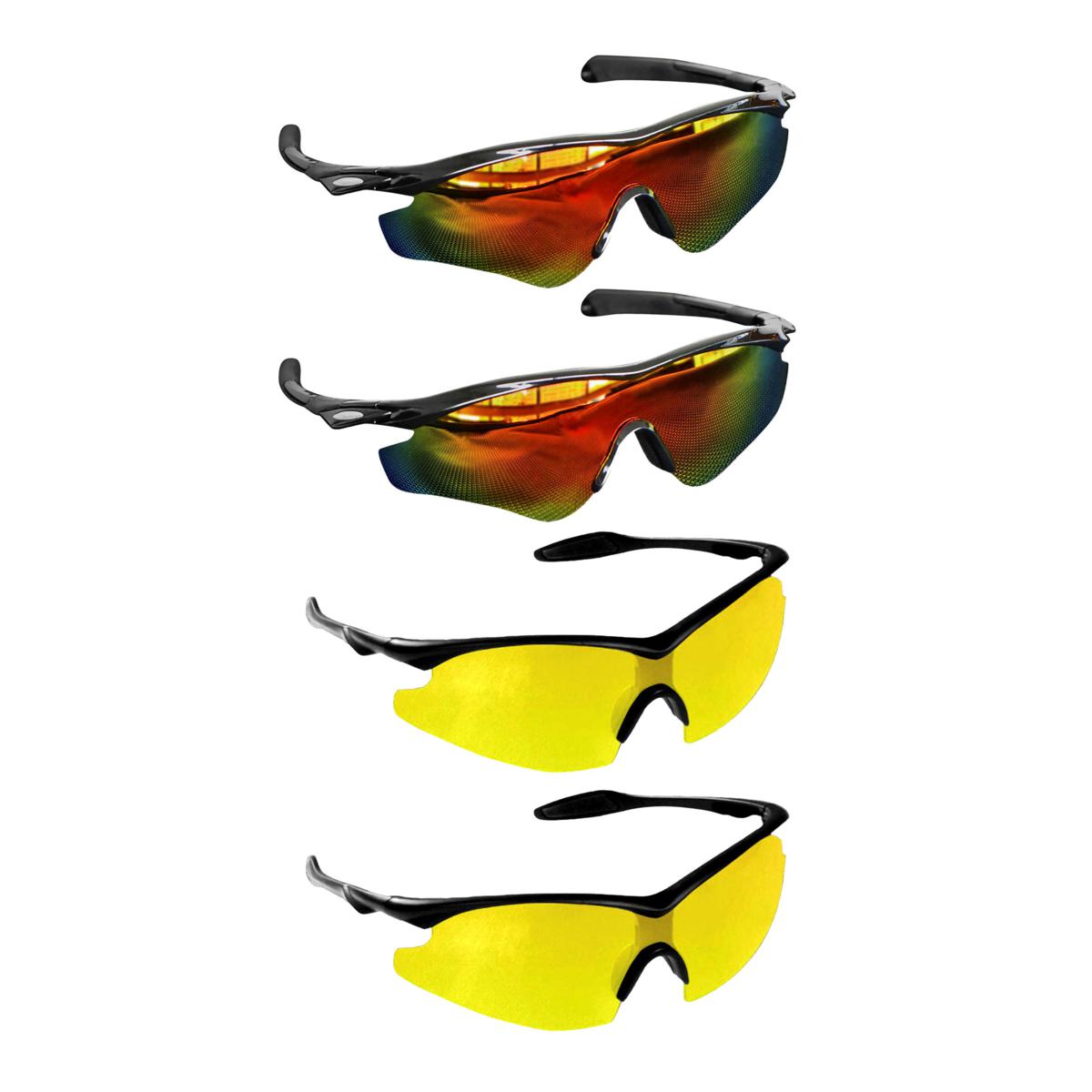 Bell + Howell 4 Pairs Polarized Night and Day TacGlasses