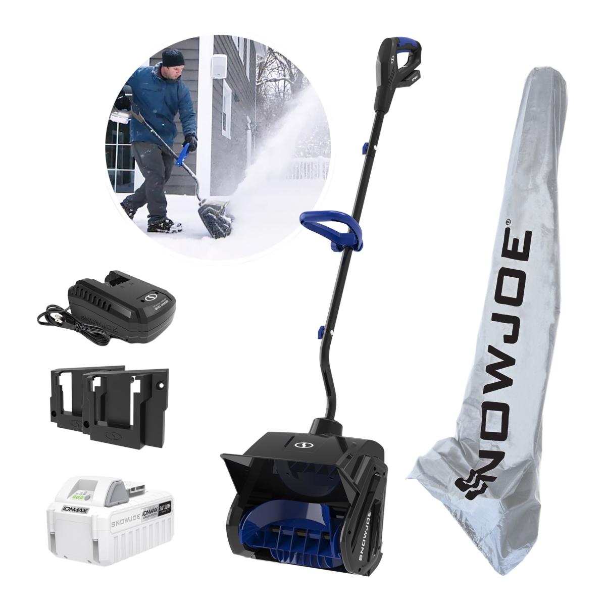 Snow Joe 24-volt Cordless 13" Snow Shovel with Cover & Battery Storage