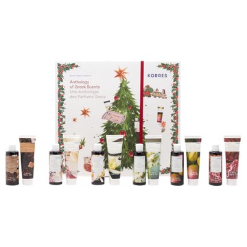 Korres 12-piece Holiday Cleanser & Body Butter Collection