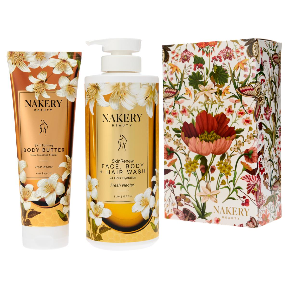 Nakery Beauty Fresh Nectar Supersize Cleanse, Firm & Repair Set