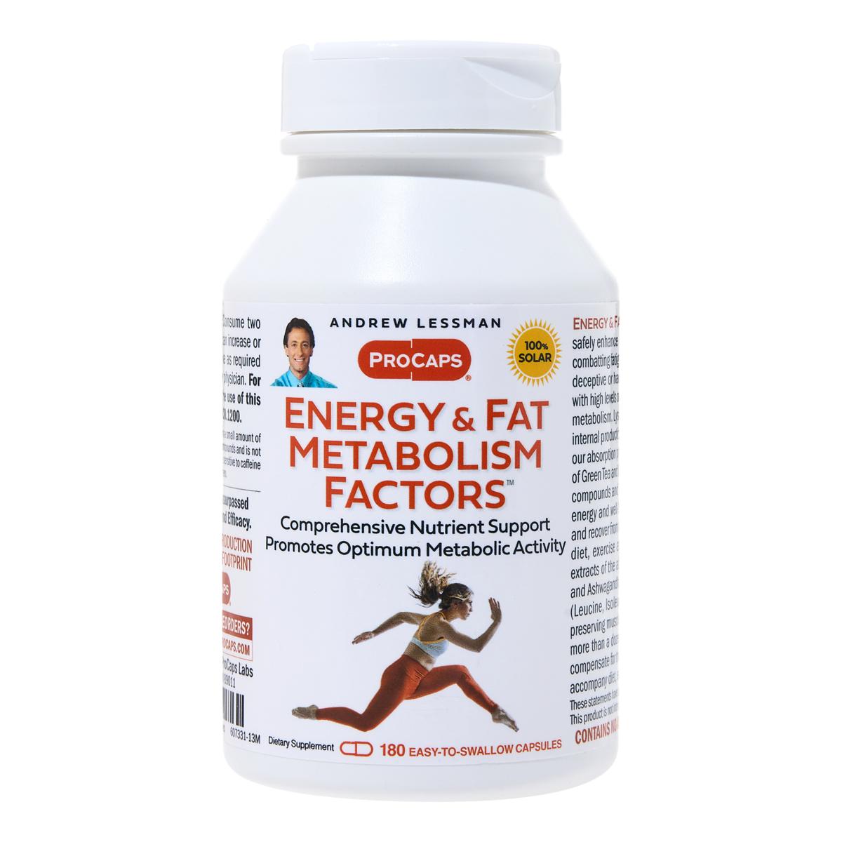 Energy  Fat Metabolism Factors - 180 Capsules