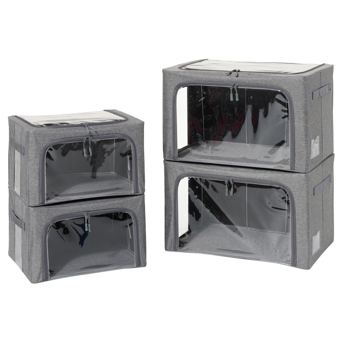 Improvements Collapsible Storage Bins - Set of 4