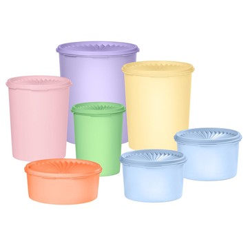 Tupperware® 14-piece Heritage Sheer Canister Collection