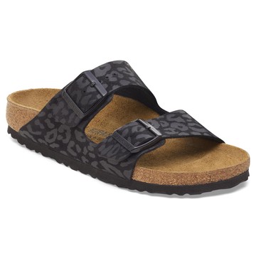 Birkenstock Arizona Birkibuc Leopard-Design Sandal