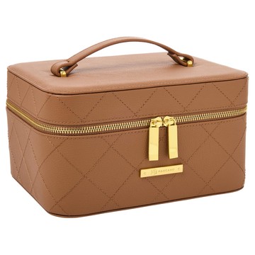 Joy First Class Luxury Leather Cosmetics & More Chic Train Case