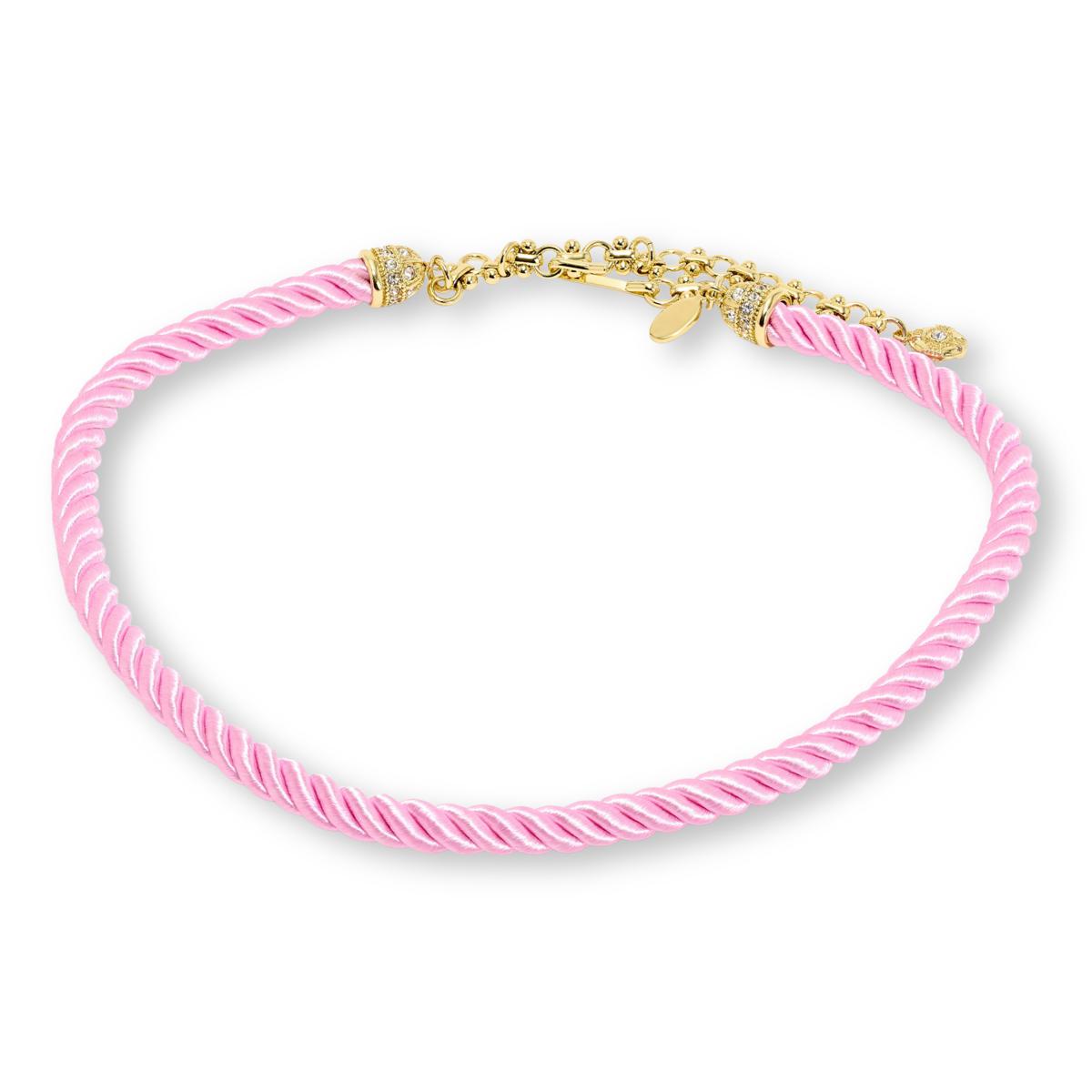 Heidi Daus Elegant Essentials 18" Goldtone Cord Necklace