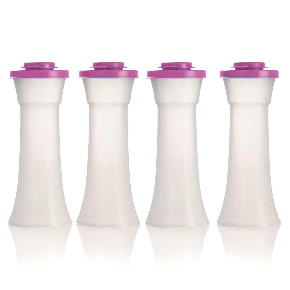 Tupperware 4-piece Hourglass Seasoning Shaker Set