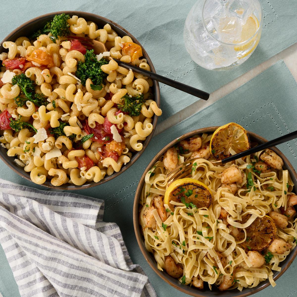 Al Dente Protein Pasta 8-Pack Gafettu & Cavatappi Combo