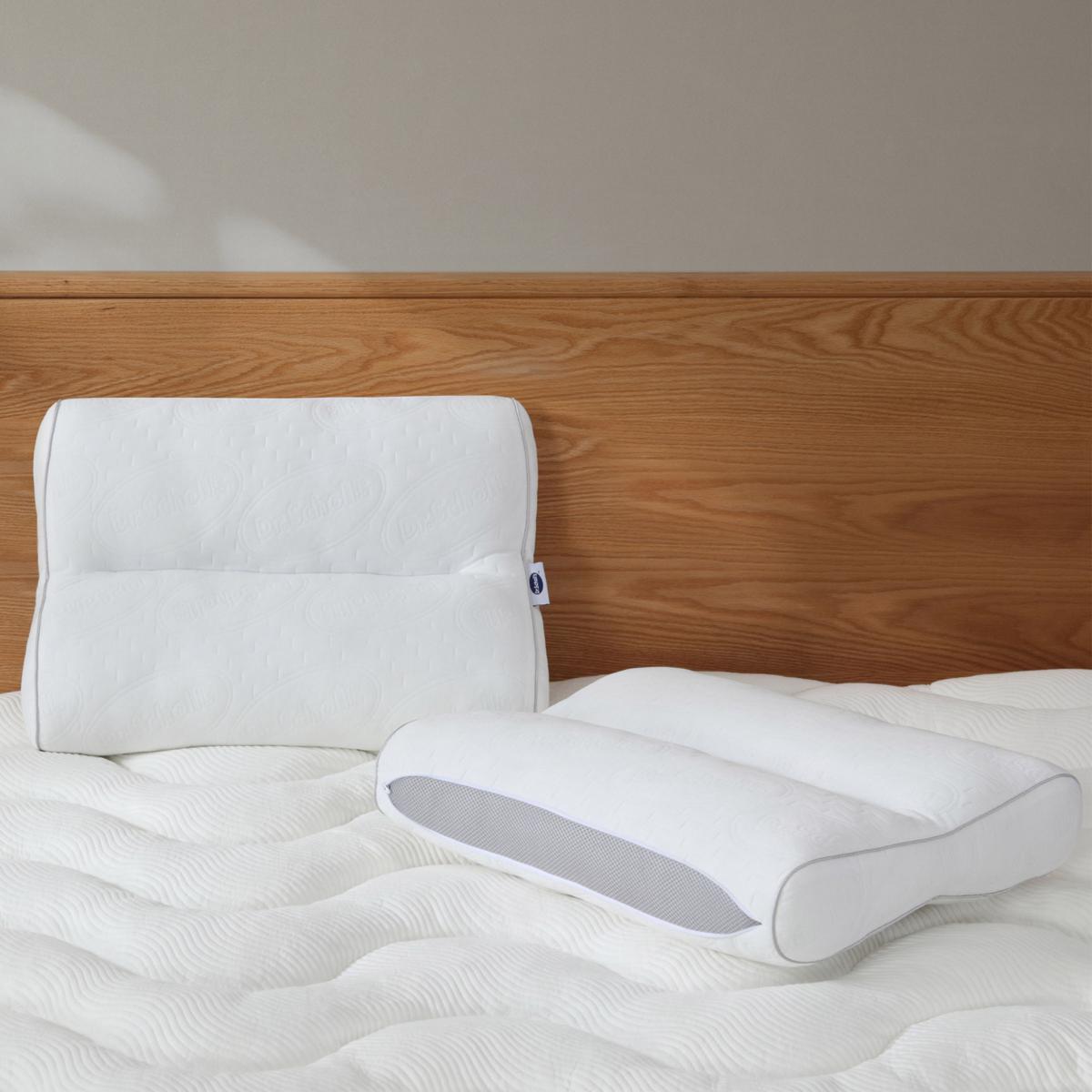 Dr. Scholl's Hourglass Pillow with Adjustable Loft