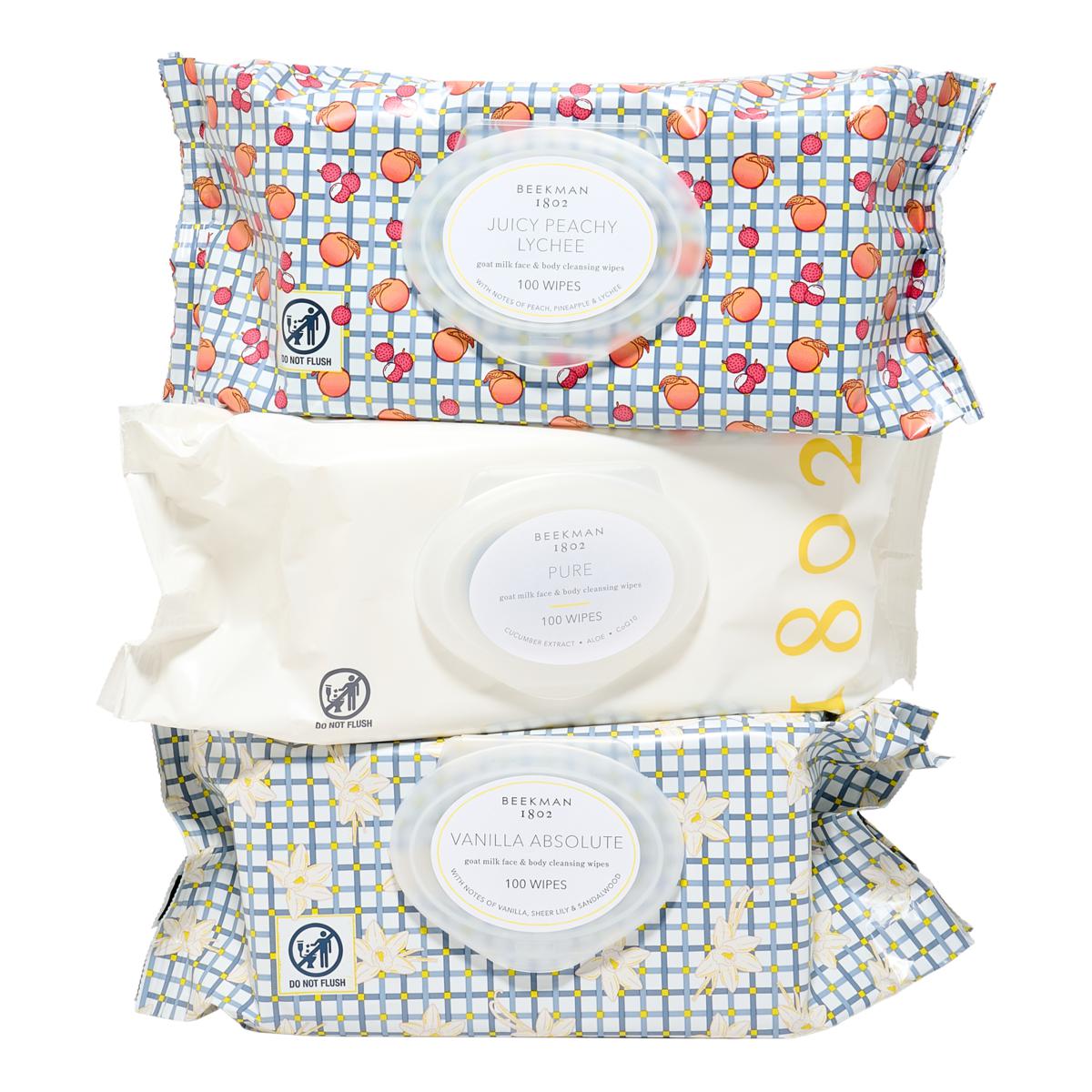 Beekman 1802 Supersize 300-count Goat Milk Wipes Assortment