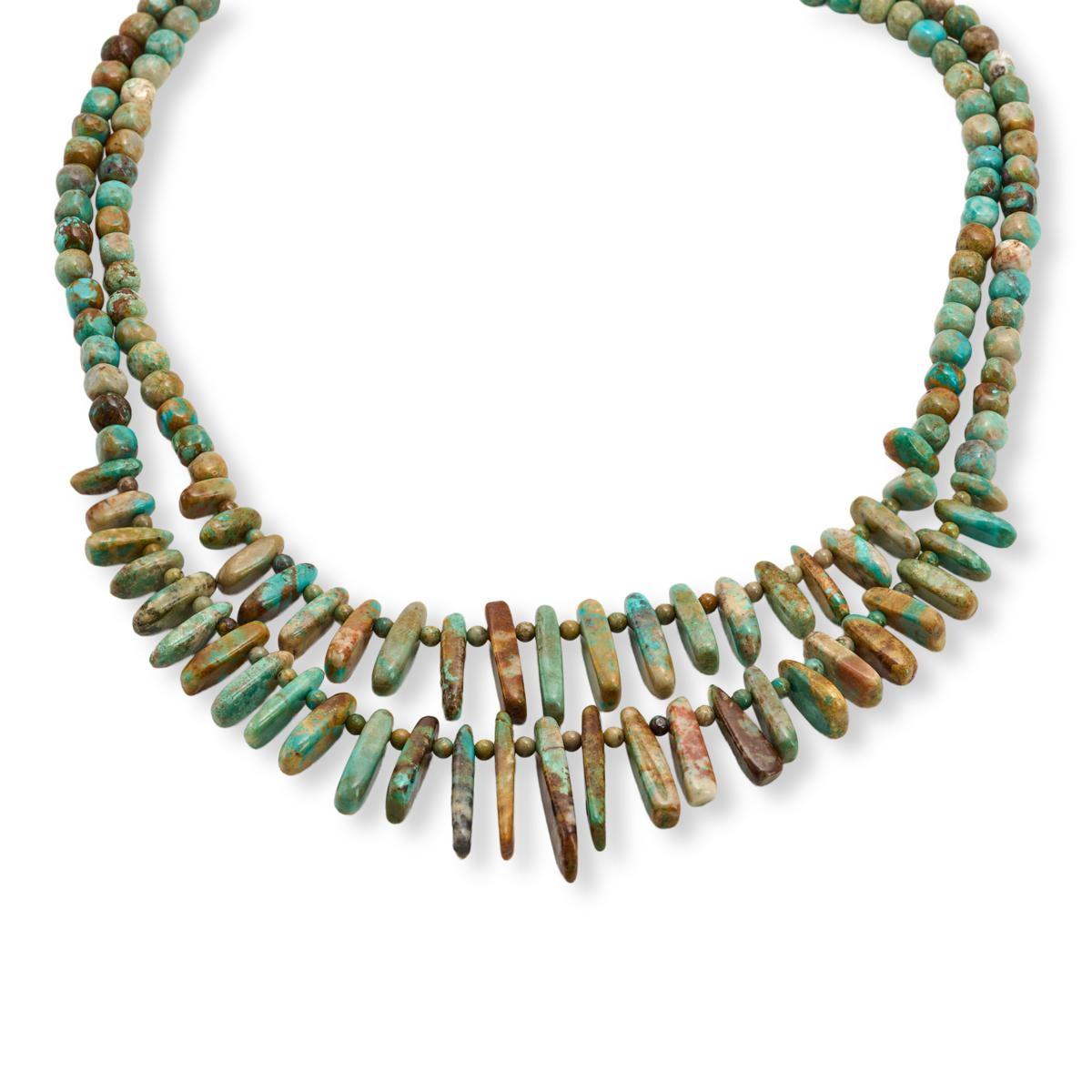 Jay King 2-Strand Sacred Cloud Mountain Turquoise 18" Necklace