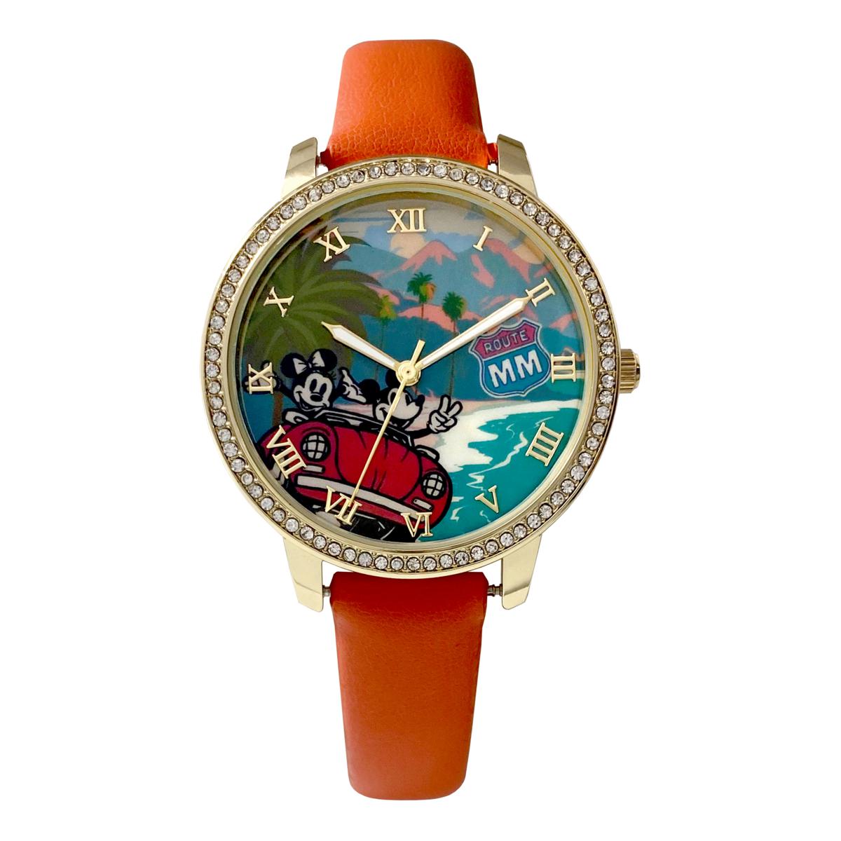 Disney Special Edition Mickey and Minnie Travel Theme Watch