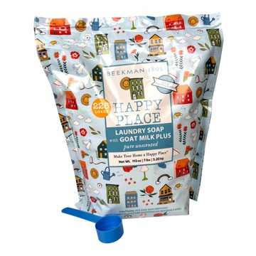 Happy Place Jumbo 225-load Goat Milk Soap Laundry Powder+