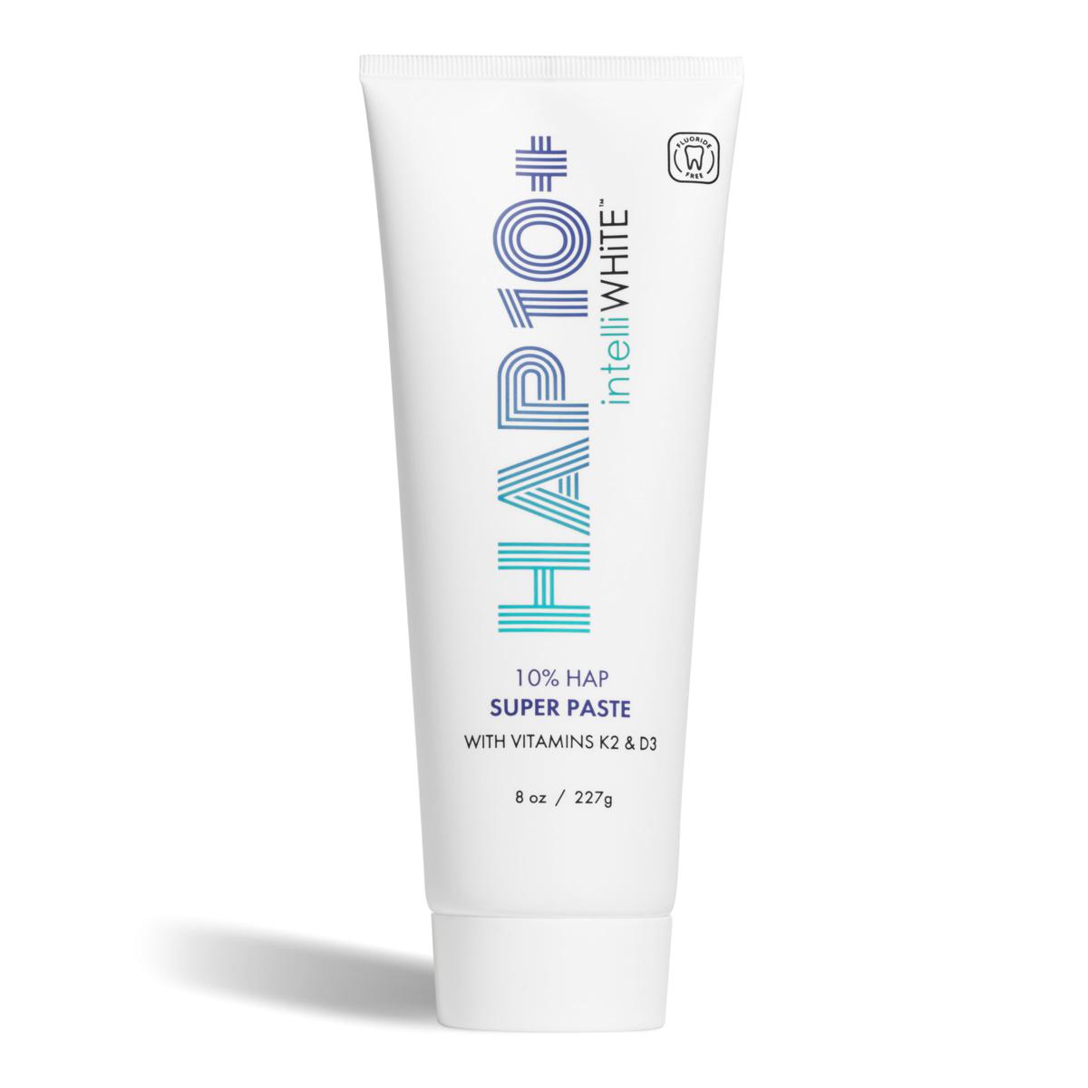 IntelliWHiTE 8oz HAP10+ Super Paste Toothpaste with 10% HAP