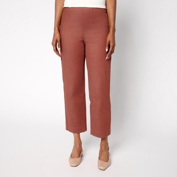 DG2 by Diane Gilman New Classic Stretch Denim Straight Leg Crop Jean