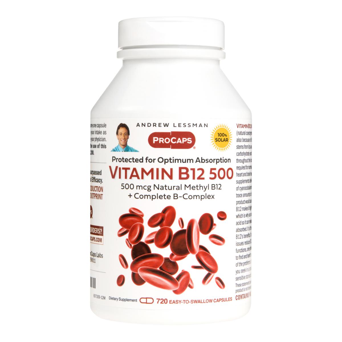 Vitamin B12-500 - 720 Capsules