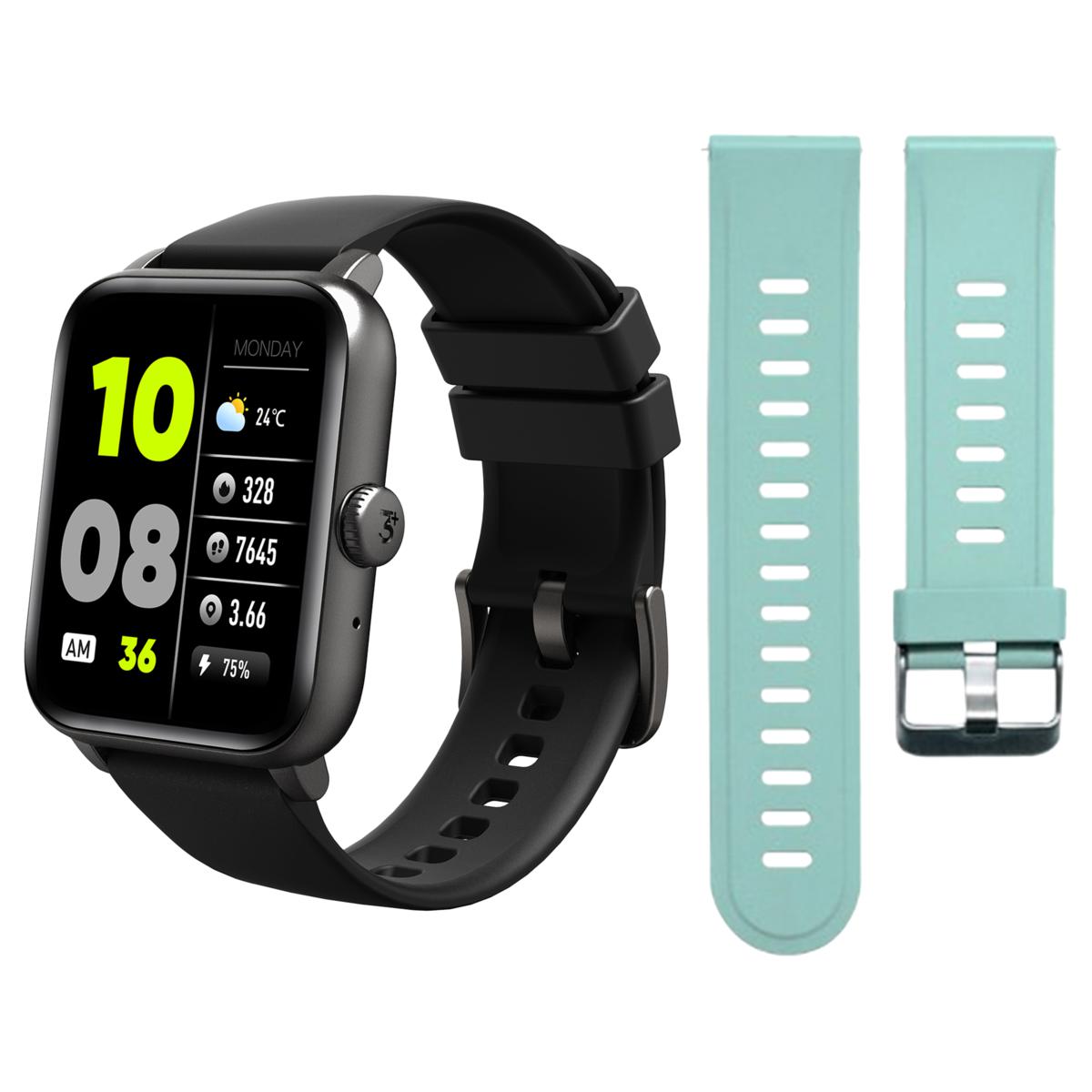 3Plus Vibe Fit Smartwatch with Bluetooth and Extra Band
