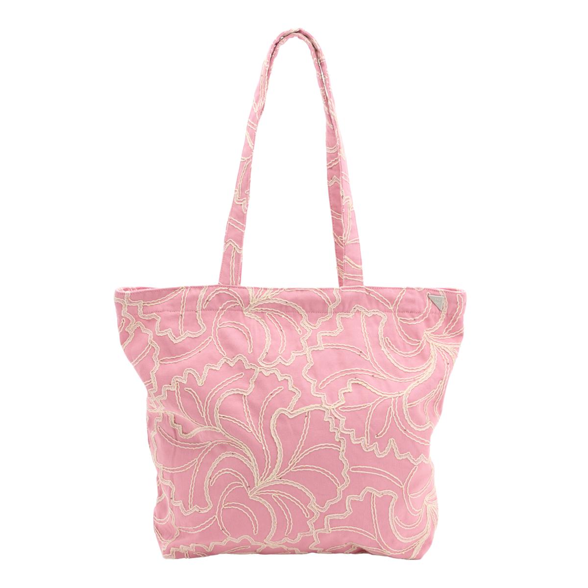 DG2 by Diane Gilman Cord and Sequin Embroidered Twill Tote Bag