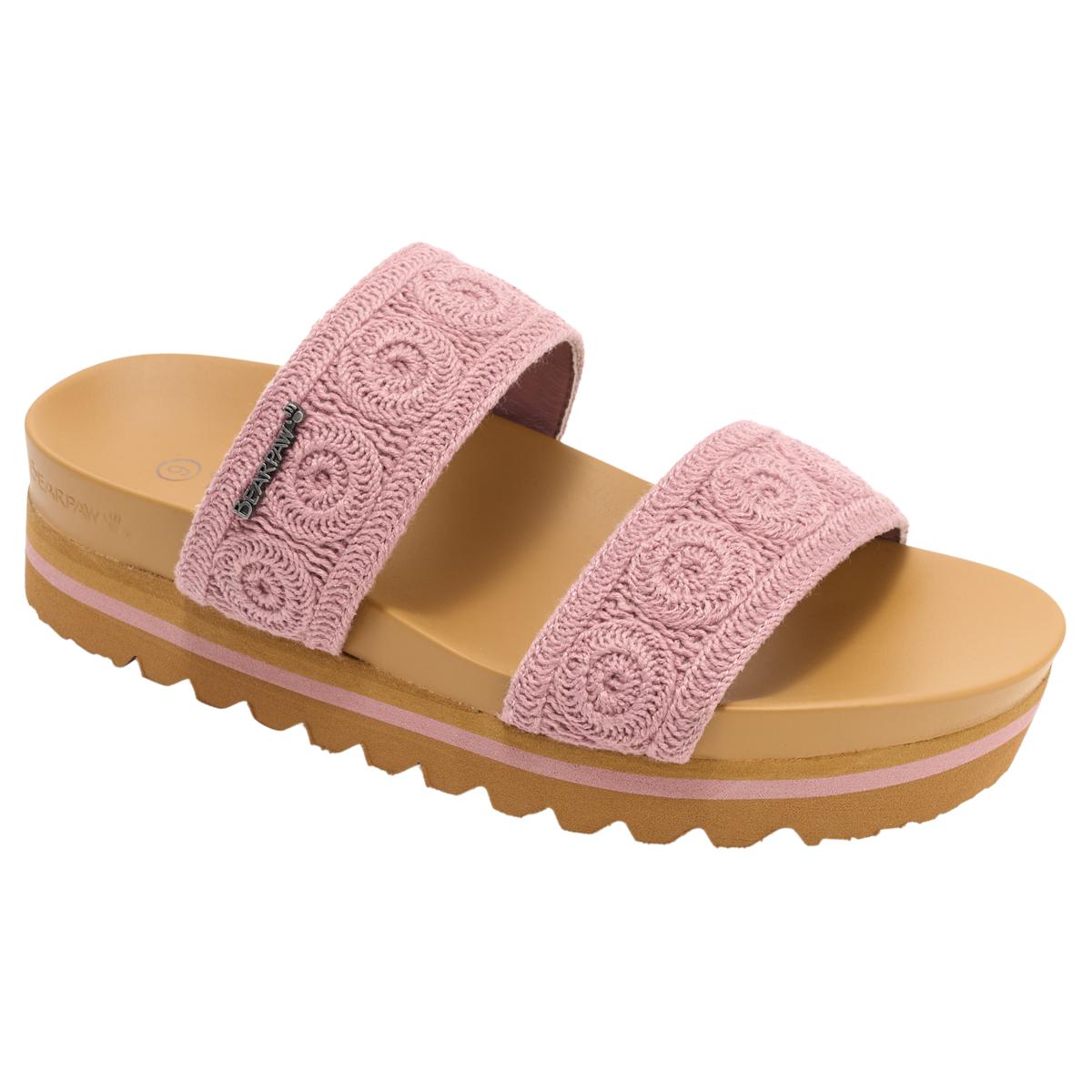 BEARPAW® Mandy 2-Band Crochet Sandal