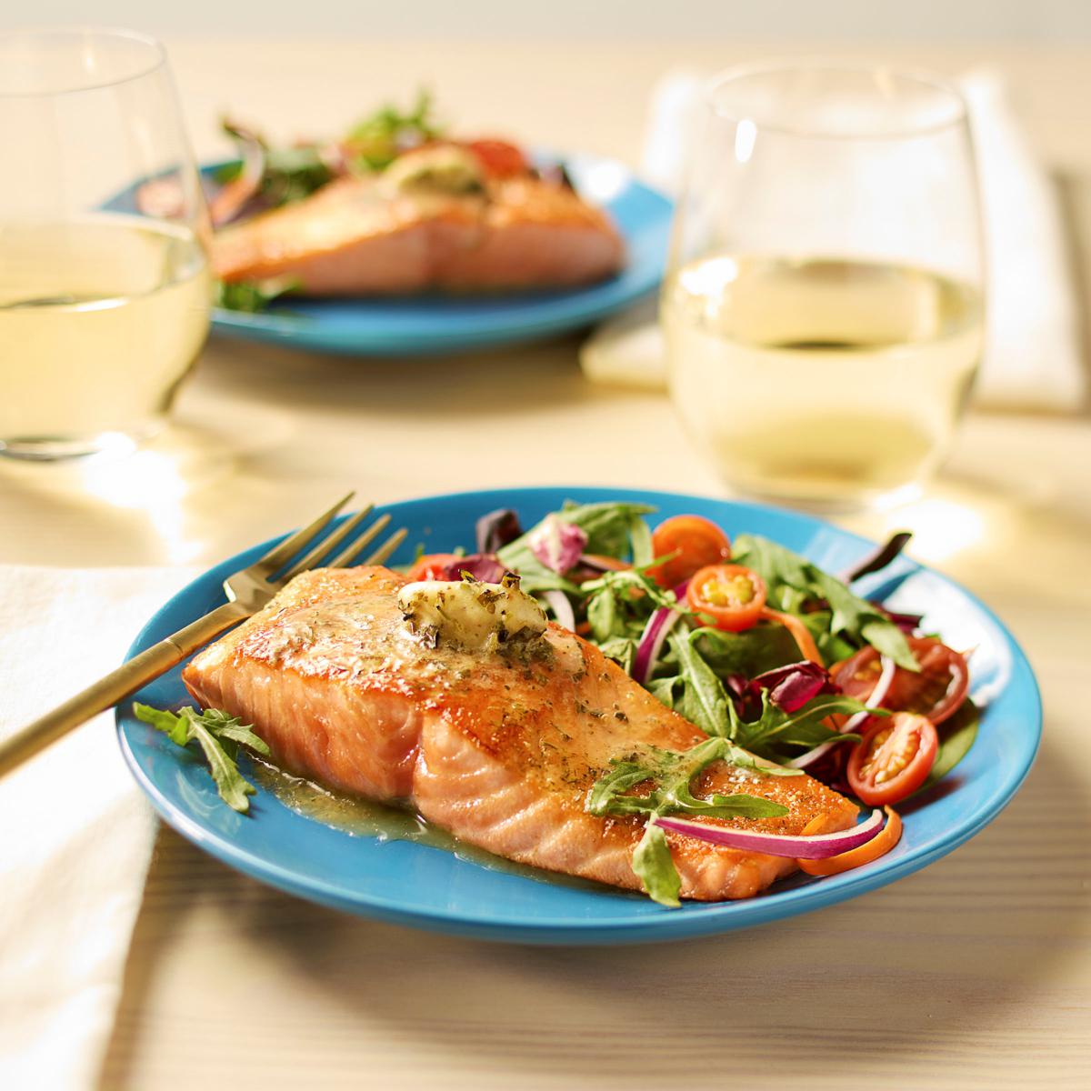 Curtis Stone 12pk Skinless Faroe Island Salmon Filets w/Seasoning