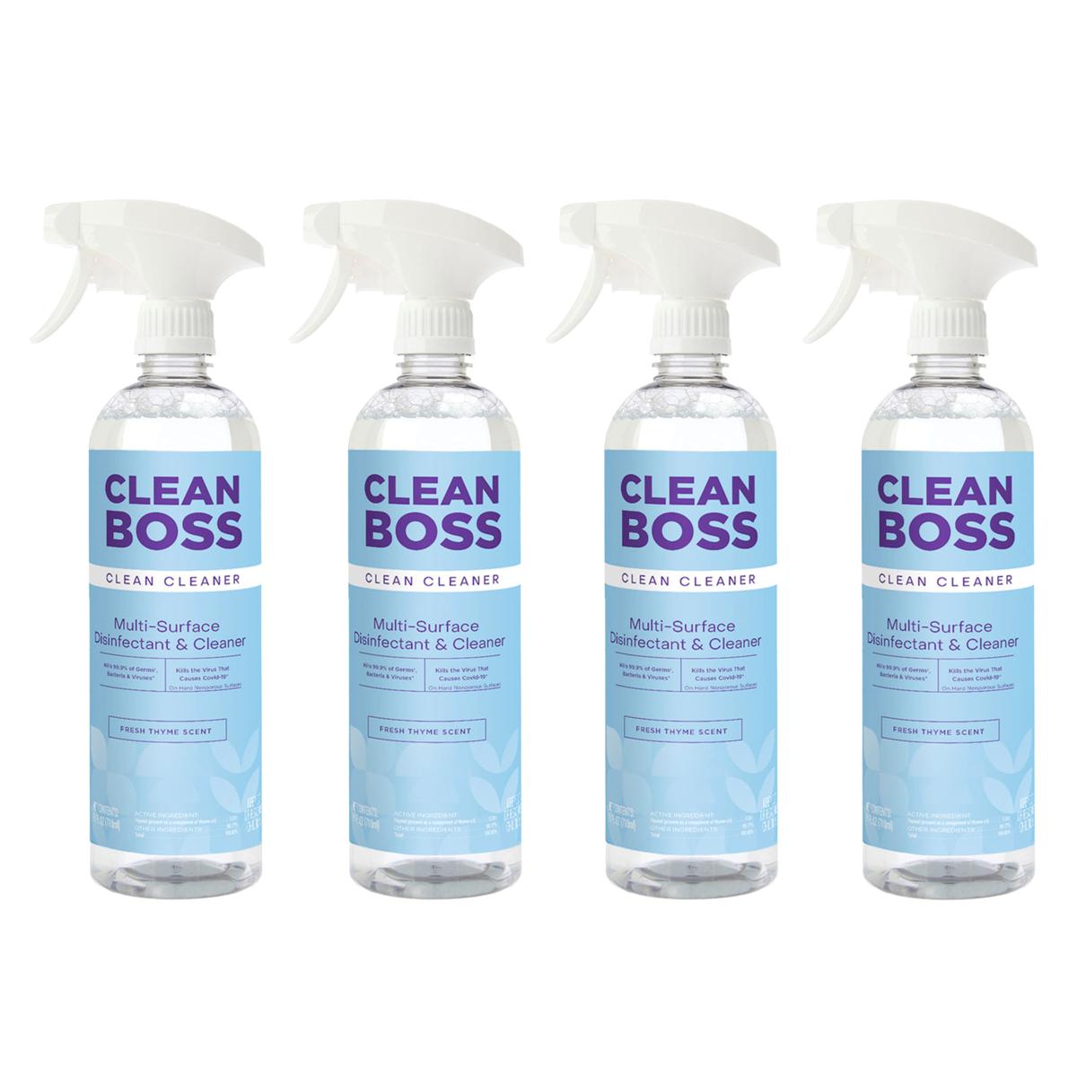 CleanBoss by Joy 4-pk Multi-Surface Disinfectant & Cleaner Mega Set AS