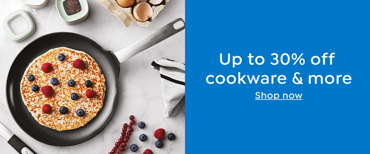 up to 30% off cookware & more