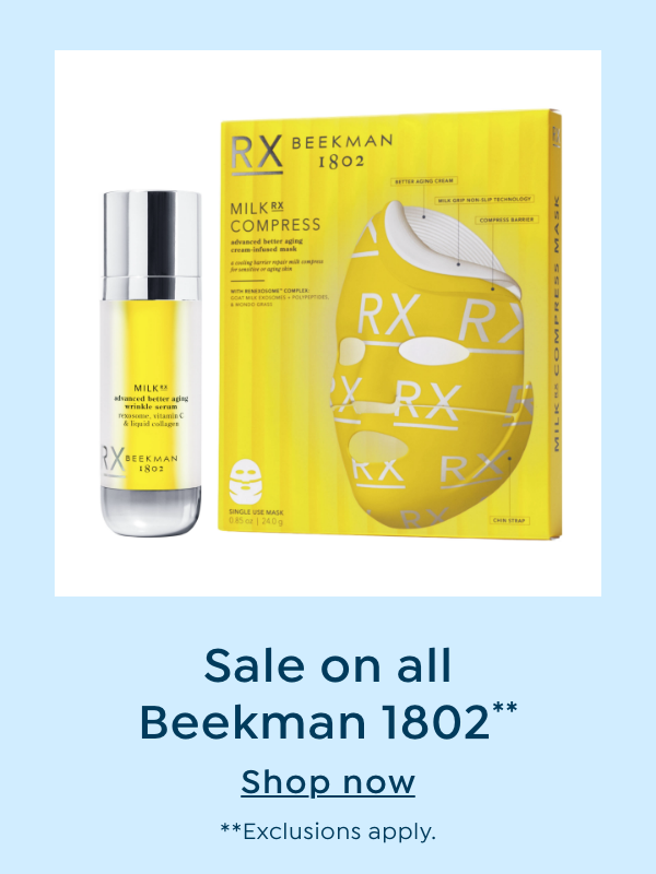 sale on all beekman 1802**