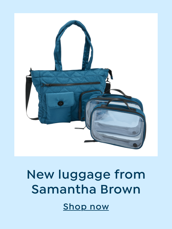 new luggage from samantha brown 