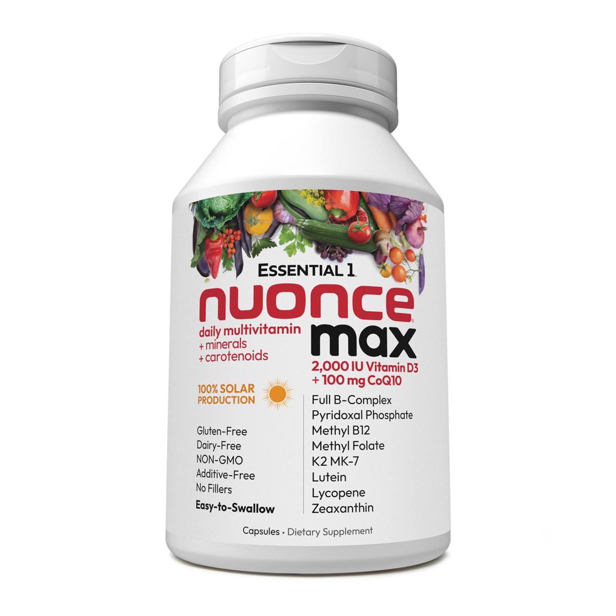 Essential-1 NUONCE MAX Vitamin D3-2000 and CoQ10-100 - 360 Capsules