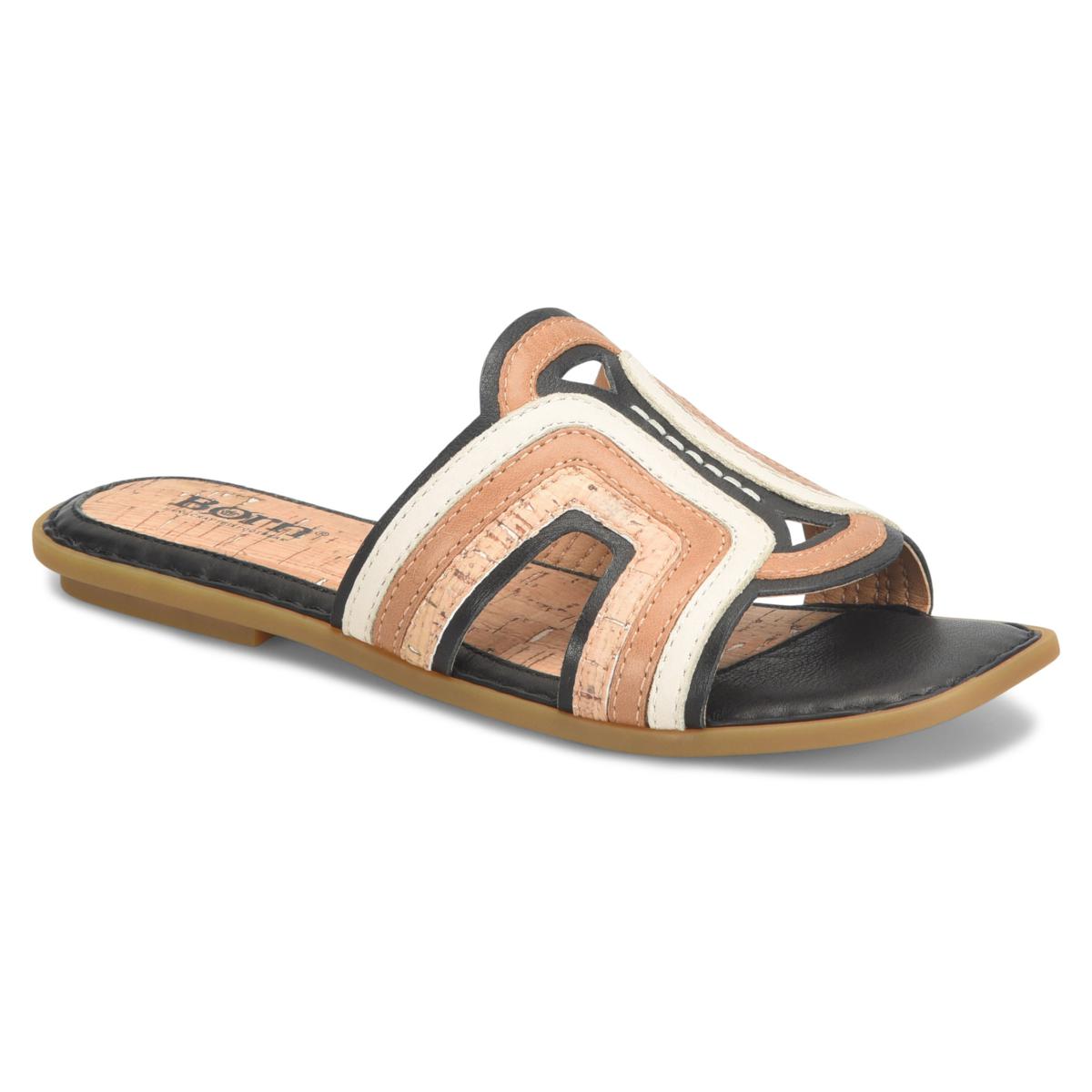 Born Hyannis Leather Slide Sandal
