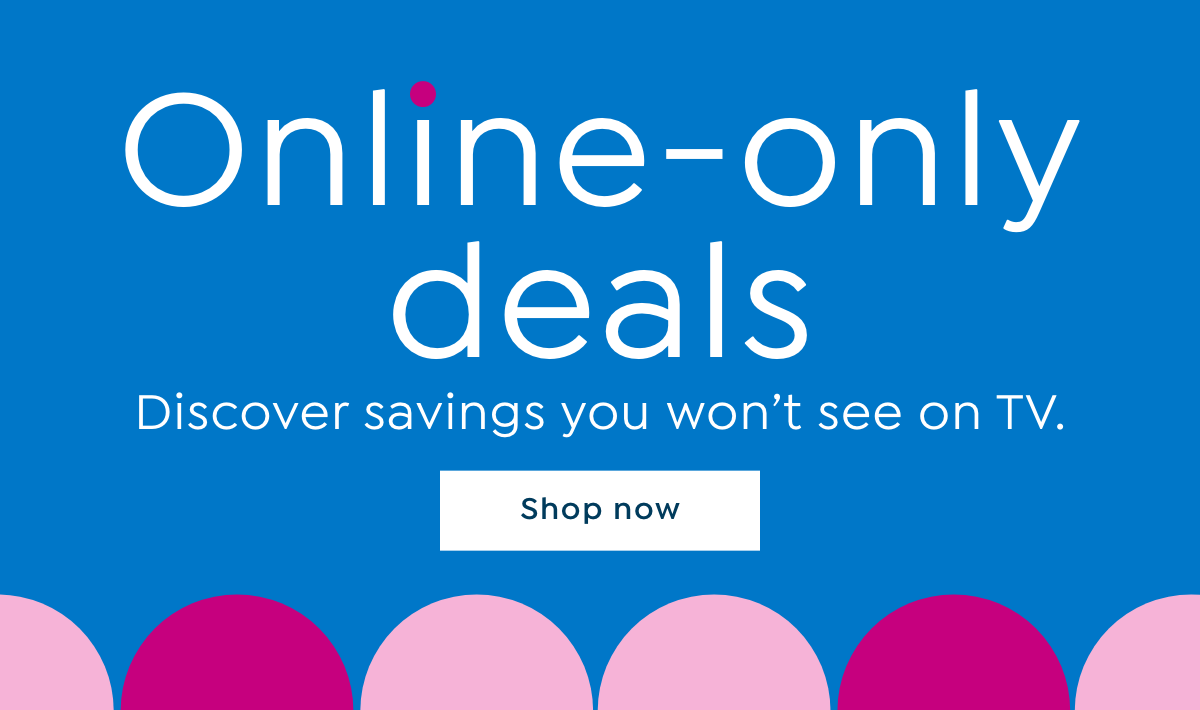 online-only deals 