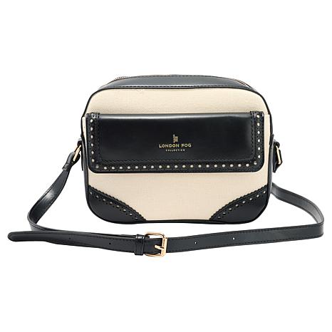 London Fog Canvas Everyday Lightweight Crossbody Bag