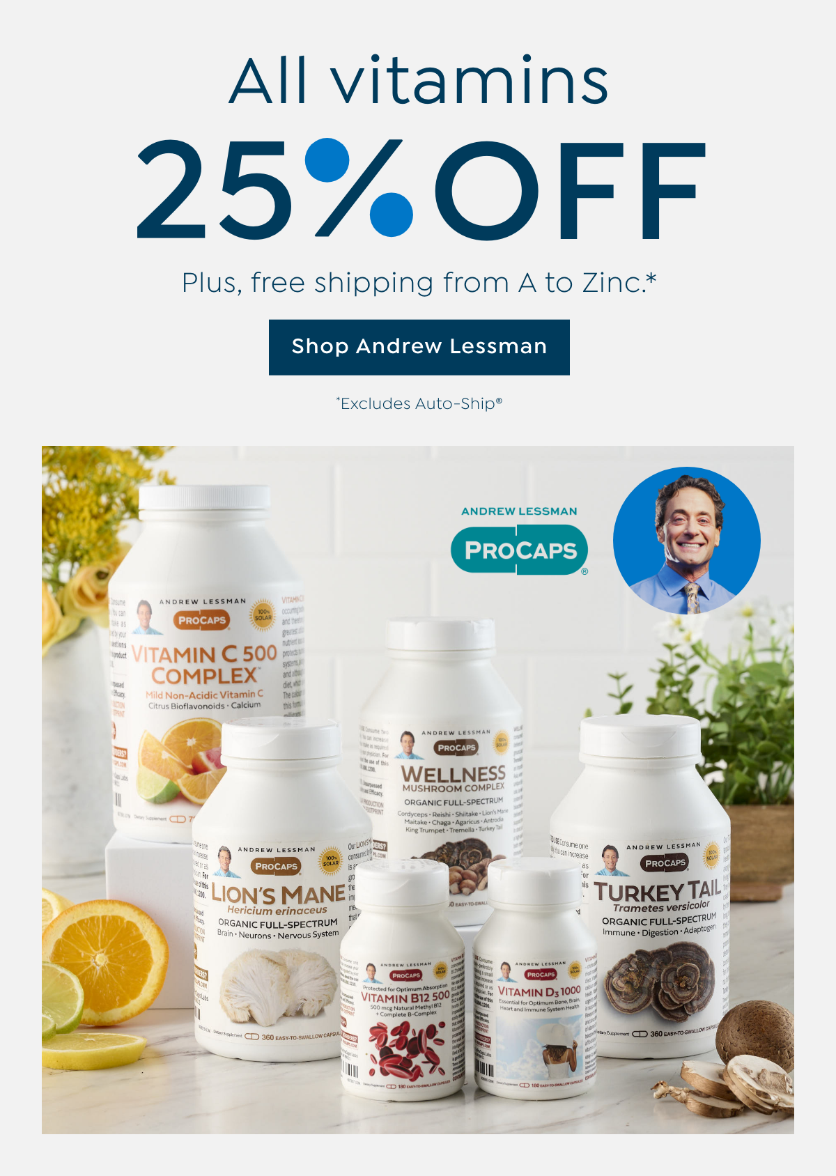 up to 25% off all andrew lessman 
