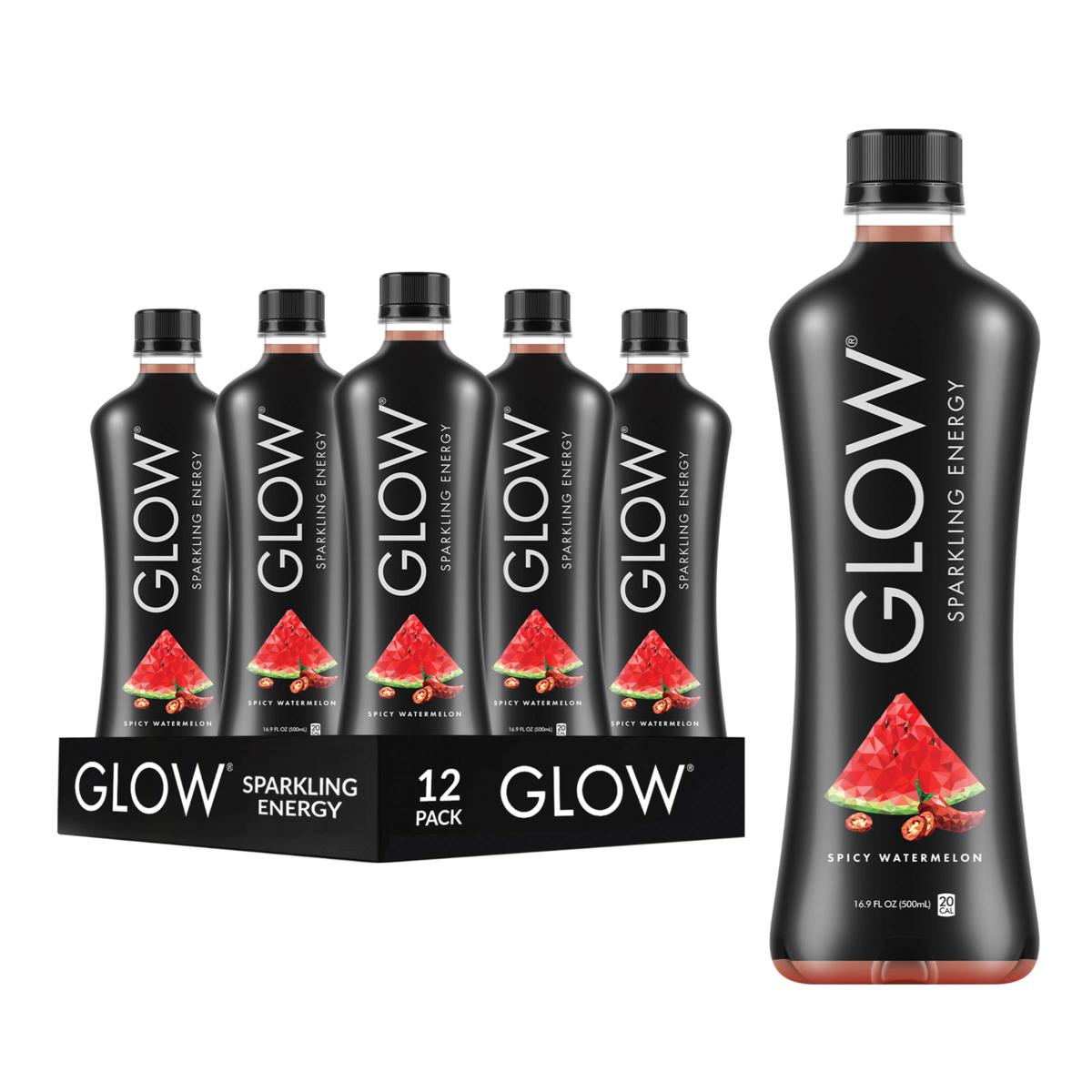 GLOW Beverages 12-pack Flavored Sparkling Energy Water