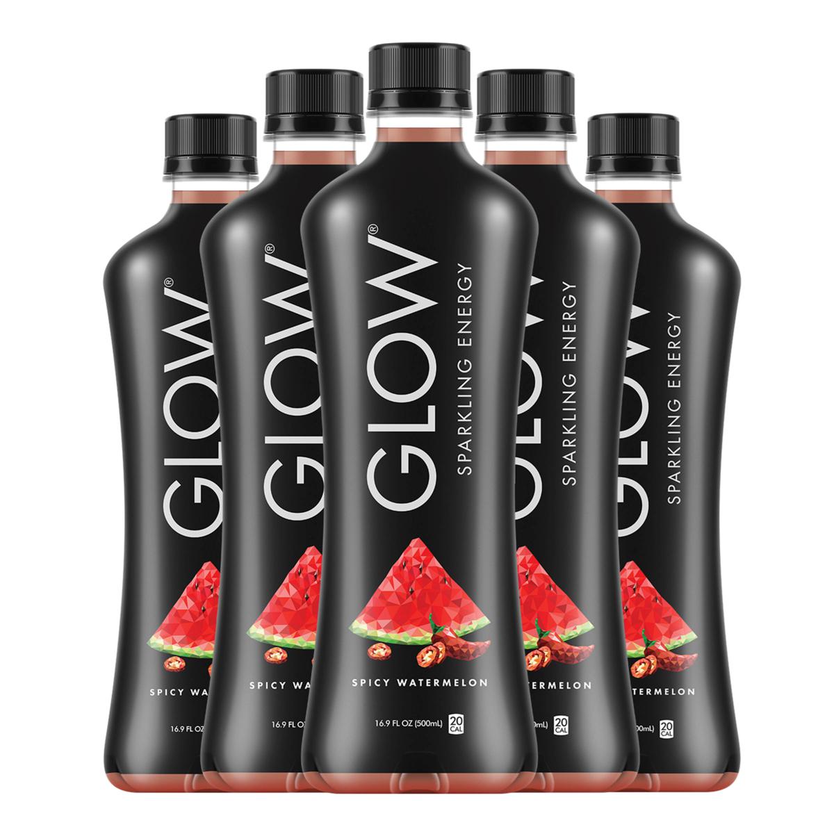 GLOW Beverages 6-pack Flavored Sparkling Energy Water