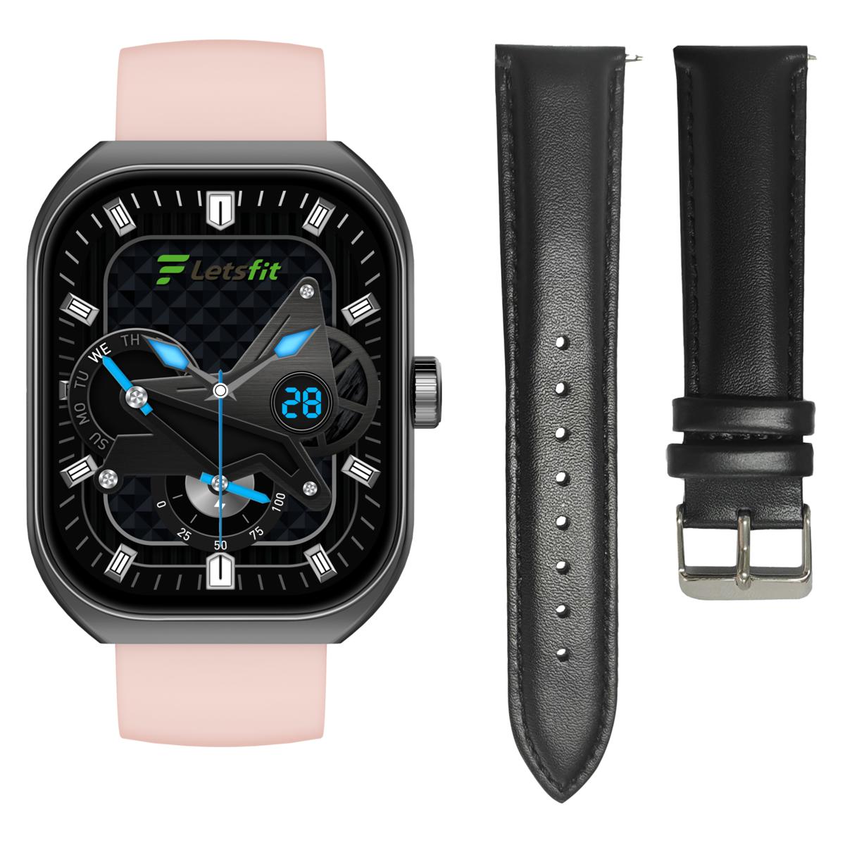 Letsfit E46 Bezel Smart Watch with Extra Band