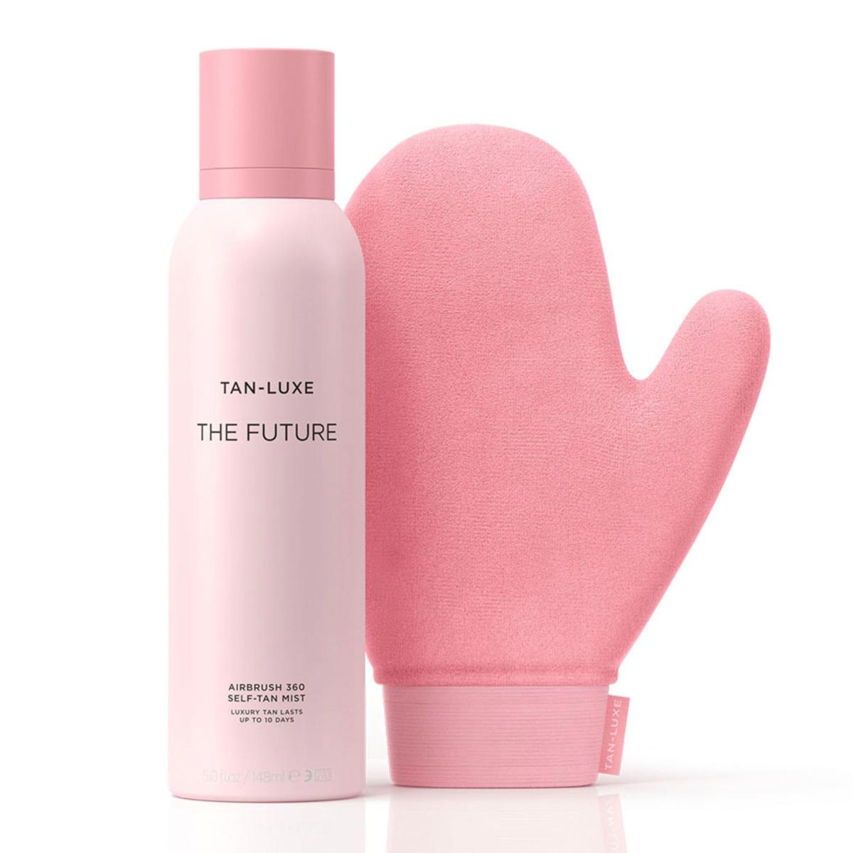 Tan Luxe Future Mist with Pink Mitt Applicator