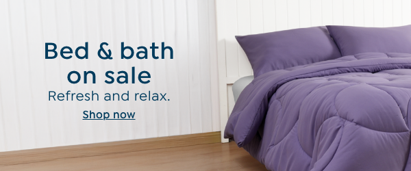 Bed and bath on sale