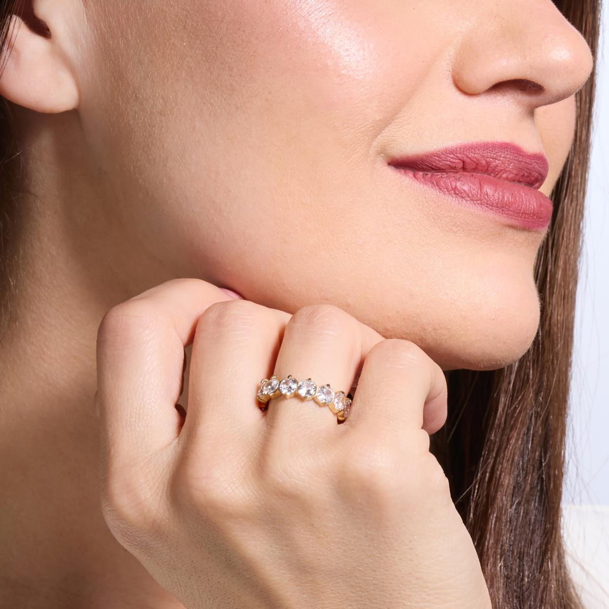 Radiance by Absolute™ 8.54ctw Round Stone Ring