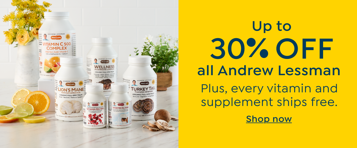 Up to 30 percent off all Andrew Lessman