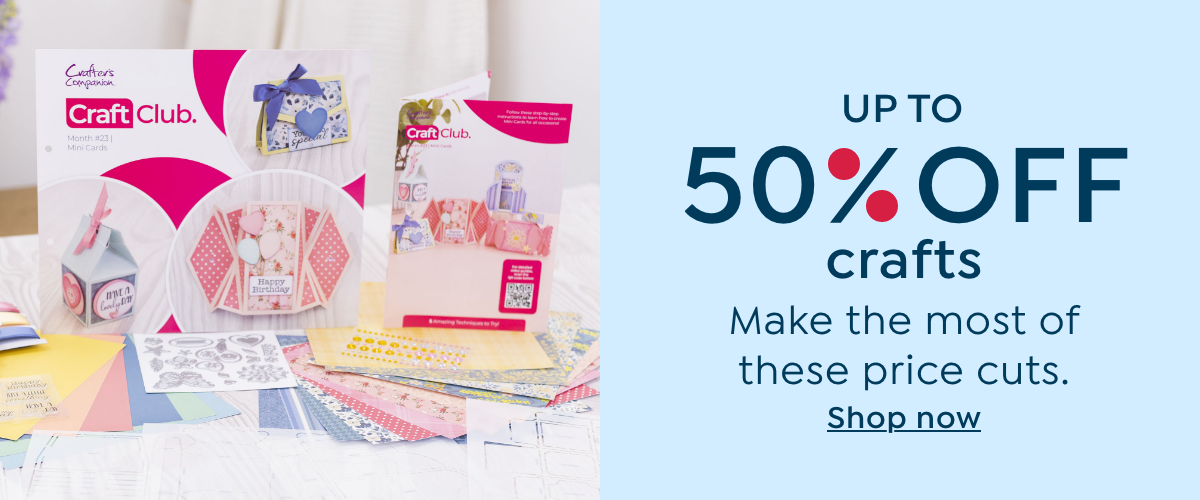 Crafts up to 50% Off