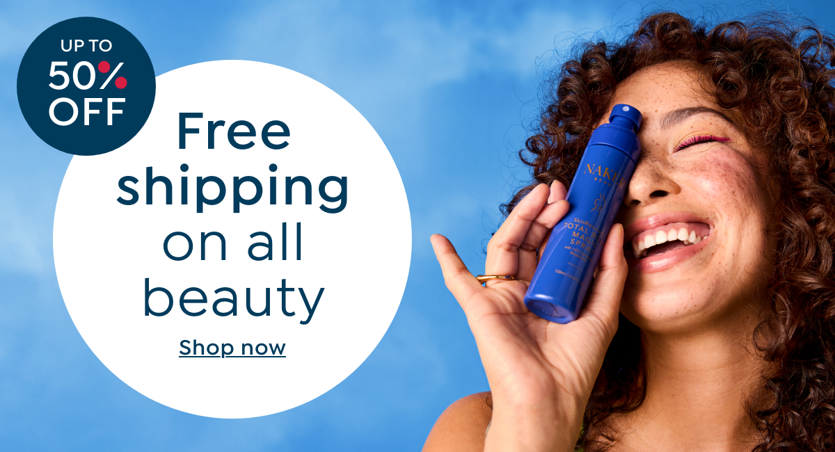 Free Shipping on All Beauty