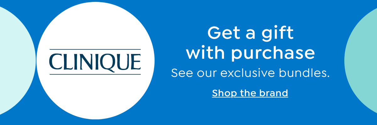 Get a gift with a Clinique purchase
