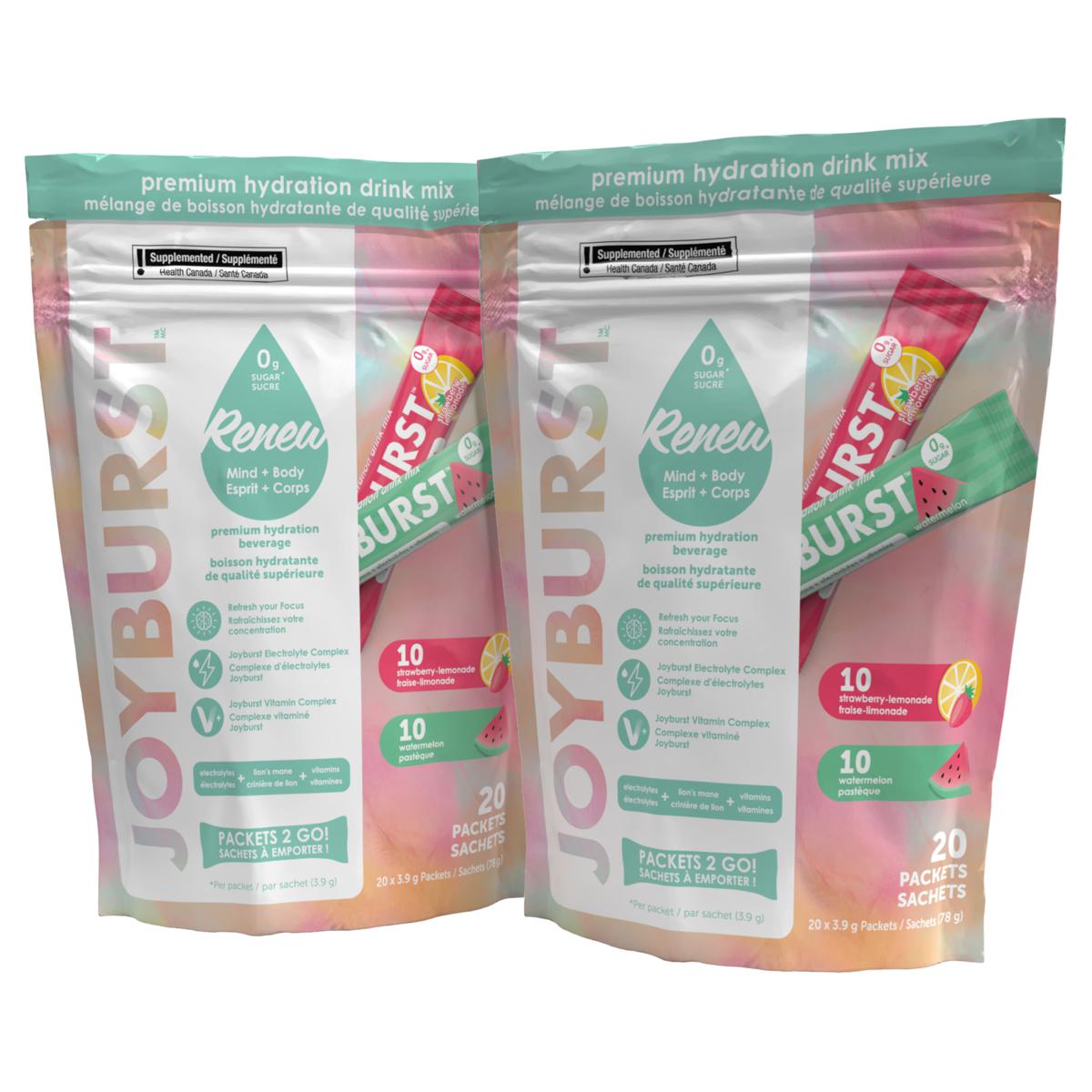 Joyburst 40-count Hydration Sticks Variety Pack