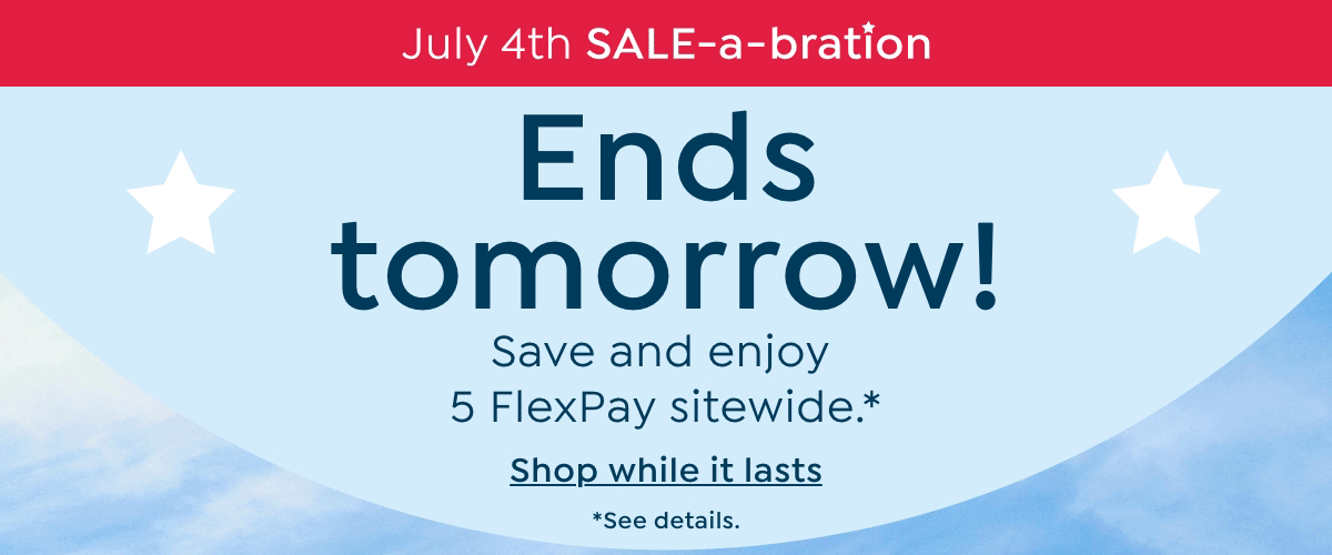 July 4th Sale 