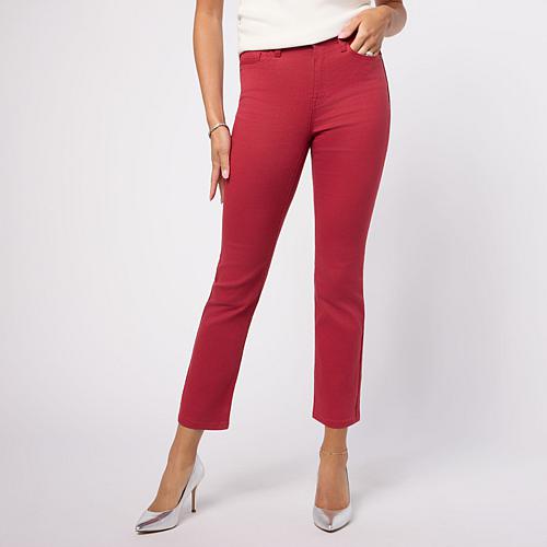 DG2 by Diane Gilman Virtual Stretch Straight Leg Jean - Fashion Colors