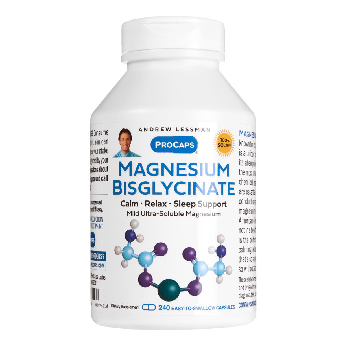 Magnesium Bisglycinate - 240 Capsules