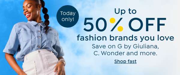 Up to 50% Off on Fashion Brands You Love